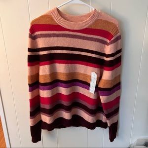 Striped Sweater Large